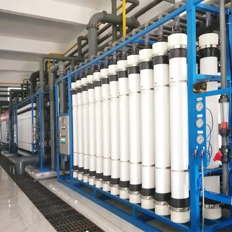 Équipement d'ultrafiltration d'eau potable