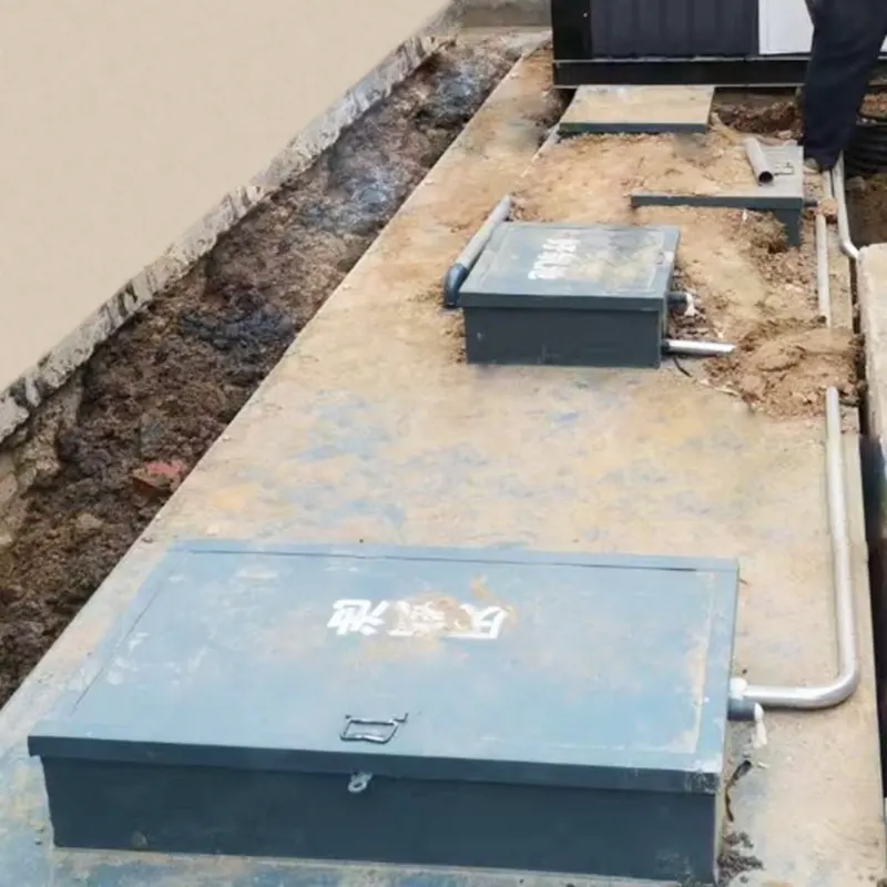 Équipement de réutilisation des eaux usées dans les communautés